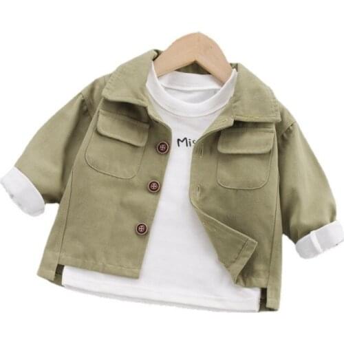 New Boys Coat Clothing Spring Autumn Baby Girls Clothes Children Fashion Jacket Toddler Casual Costume Outfits Kids Sportswear