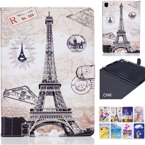 New Luxury Design Cute Paiting Colorful PU Leather Cover Case For Apple iPad Pro 9.7 Case Tablet Flip Stand Cover For iPAD 7