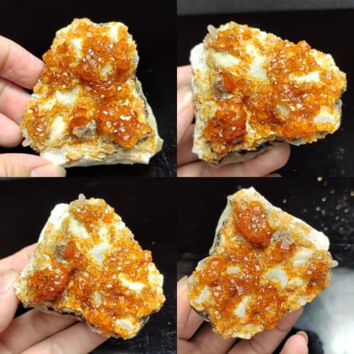 Natural garnet mineral healing energy geology teaching specimen home decoration collection accessories