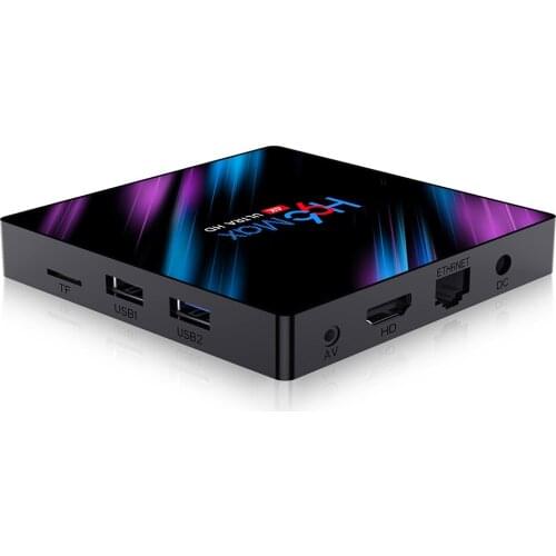 H96 max 3318 4+64GB Smart TV Box Quad Core USB3.0 Android9.0 Dual-band 4K EU