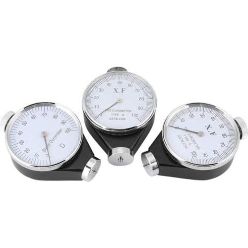 Shore Type A/O/D Rubber Tire Durometer Hardness Tester Meter 0-100 HA Metal