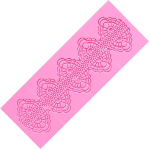 Silicone Lace Mold Mould Sugar Craft Fondant cake decorating tools Embossed Mold Cake Decorating Mould Baking Tool LS39