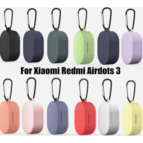 Silicone Case For Xiaomi Redmi AirDots 3 Case Wireless Bluetooth for Redmi Airdot 3 Case Cover Earphone Case For Airdots3 Fundas