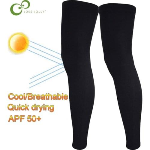 Sports Silicone Antiskid Long Knee Legwarmers Support Compression Brace Pad Protector Sport Basketball Leg Sleeve1Pair GYH