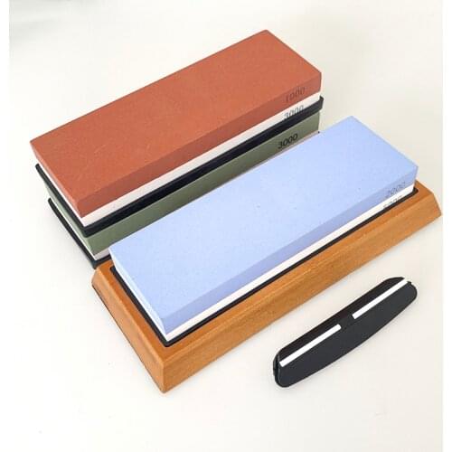 Knife Sharpening Stones Set 400/1000 3000/8000 Grit Grindstone Knife Sharpener Professional Whetstone Grinding Stone for Knive