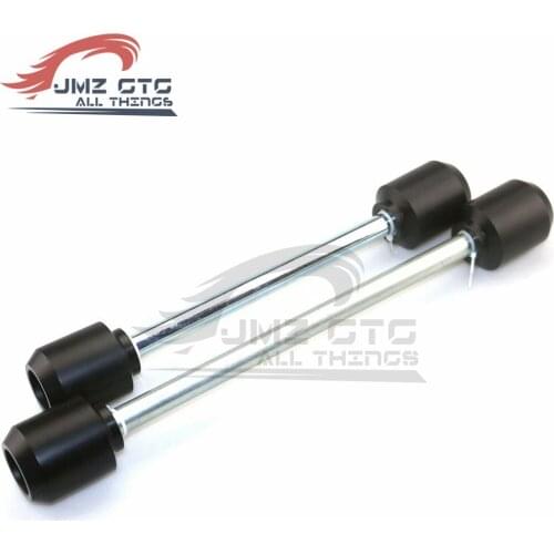 Universal Motorcycle Front Rear Axle Fork Crash Sliders For Kawasaki Z250 Z300 NINJA 250 NINJA 300 Versys 250 Versys 300