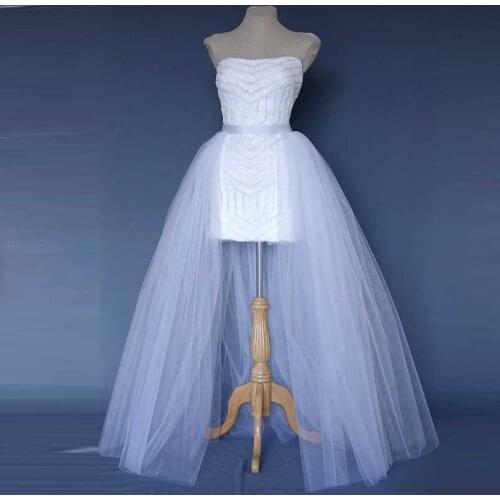 2 Layeres Tulle Skirts Satin Waistband jupe saias mulher Long Tulle Skirt For Wedding Elegant White Tulle Skirt Maxi faldas