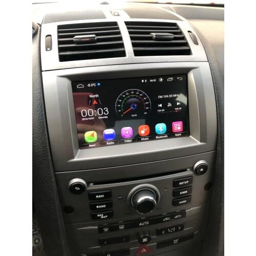 For Peugeot 407 2004-2010 Android 10.0 4+64GB Car Radio Carplay Touch Screen Autoradio DSP DVD Multimedia Player GPS Navigation