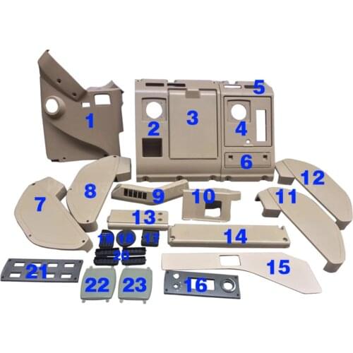 Free shipping cab trim panel for Doosan Daewoo DH215/220/225/258/300-7-9 whole vehicle trim panel interior parts excavator parts