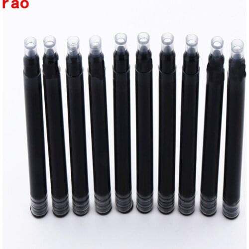 Wholesale Price 10pcs Black Ink Cartridge Refills Fountain Pen Brand assurance Universal Typ Other brands are also suitable