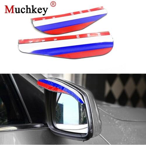 Rain Eyebrow For Opel astra h g j corsa d c b insignia zafira vectra c mokka antara omega meriva Car Rear View Mirror Sticker