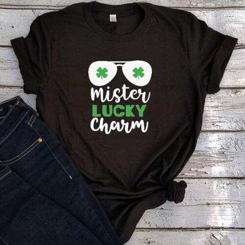 Lucky T Shirts Women 2021 St Patricks Day Shirt St Pattys Day Clothing Women Casual Vintage Graphic Tees Green