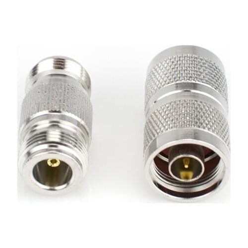 50PCS N Male Plug to N Male Plug Female to Female Straight RF Coaxial Connector Adapter N-JJ N-KK For 50-12 cable