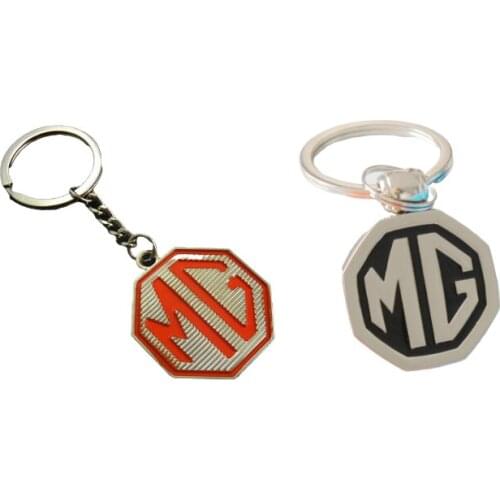 Car Logo Metal Key Rings Keychain for Morris Garage MG 3 5 6 7 TF ZR ZS GS GT HS MG3 MG5 MG6 MG7 Automobiles Styling Accessories