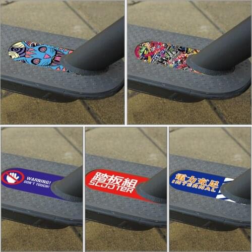 Decal PVC Personalized Sticker Four Partten Pedal Foot Pad Accessories for Xiaomi Electric Scooter M365/1S