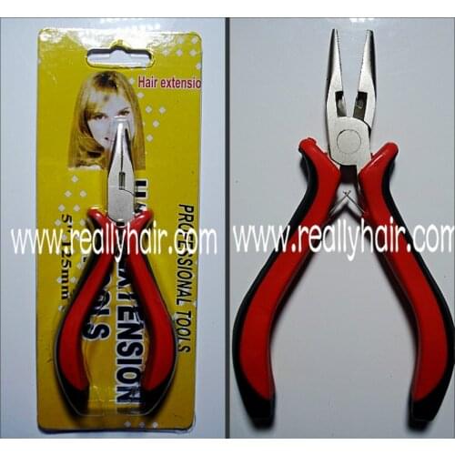 Hair extension tongers black shank hair extension plier wig hair extension tongers