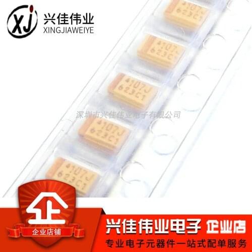 Original 5pcs/ 107J 6.3V100UF A Type 3216 1206 100UF/6.3V Tantalum Capacitor SMD