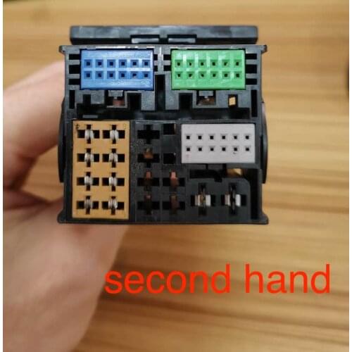 Original second hand for Audi A3 A4 A5 A6 A7 Q3 Q5 Q7 Volkswagen host radio navigation multimedia system plug wire harness cable