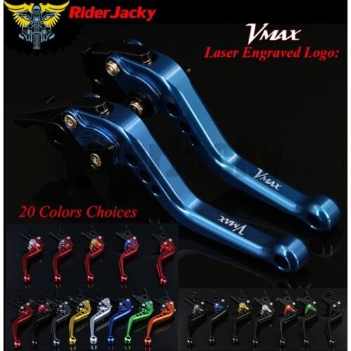 RiderJacky CNC Adjustable 14.7cm Short Brake Clutch Levers For Yamaha V-MAX 2009-2016 2010 2011 2012 2013 2014 2015