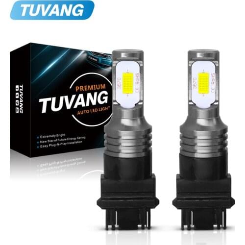 2x T25 P27/7W P27W LED 3157 3156 3057 3056 LED Bulbs 3570 Chip Car Rear Brake Lights Turn Signal Lamp For Daytime Running Lights