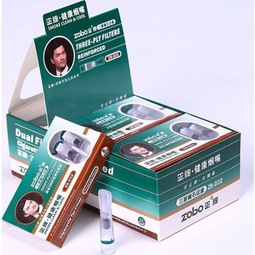 Zobo Genuine Health Magnet Disposable Cigarette Holder Disposable Cigarette Filters Smoking Tools Gifts 96PCS/Box ZB-032