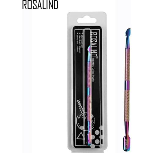 1pcs Double-end Stainless Steel Nail Cuticle Pusher Spoon Remover Trimmer Dead Skin Manicure Pedicure Cleaner Nail Art Tools