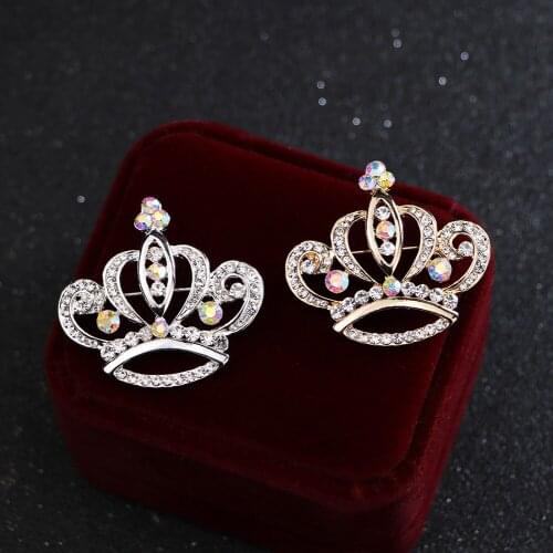 1 piece new fashion alloy western assembly female brooch rhinestone spider brooch