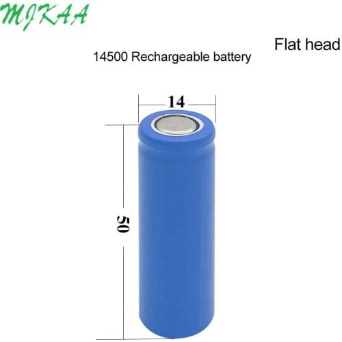 MJKAA 14500 Battery 3.7V Li-ion Rechargeable Battery Super High Quality Original Batteries for flashlight