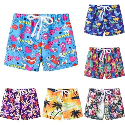25# Swimming Trunks For Boy Baby Kids Summer Print Swimwear Beach Pants Casual Clothes Childrens Swimsuit 5 Years Old