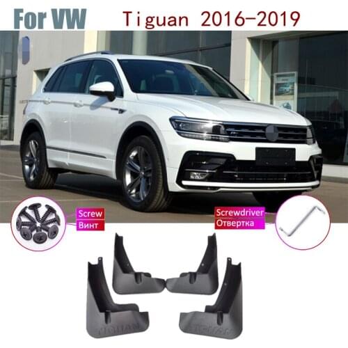 Car Mudflap Fender Over Fender For VW Tiguan MK1 AD1 5N 2019-2007 Mud Flaps Guard Splash Flap Mudguard Accessories 2014 2008