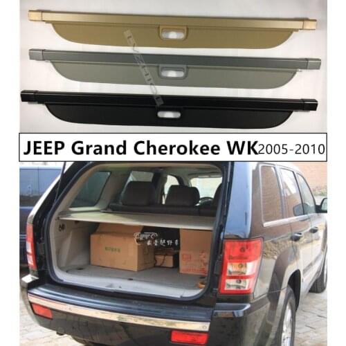 Rear Trunk Cargo Cover For JEEP Grand Cherokee WK 2005 2006 2007 2008 2009 2010 High Qualit Car Security Shield Accessories