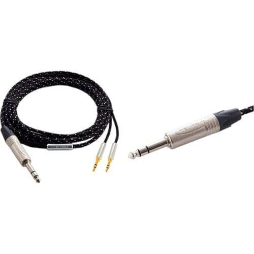 Fanmusic ZY-272 Earphone Upgraded Cable 6.35mm Stereo plug