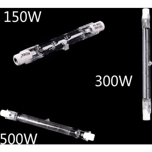 Halogen Lamp 150W 300W 500W 78/118MM Double Ended Linear R7s Halogen Light Bulb AC220-240V Household Decor R7s Halogen Bulb