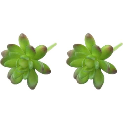 2Pcs Artificial succulents creative decoration supplies flower arrangement new Penta-lotus artificial plant