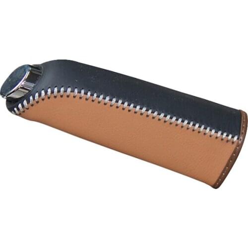 Top Genuine Leather Cover Handbrake for Buick EXCELLE Natural leather cover on the handbrake car accessories interior auto