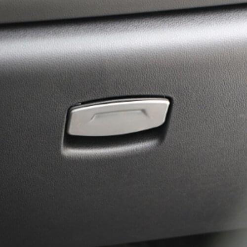 Foal Burning Stainless Steel Glove Box Handle Cover Glovebox Handles Trim Sticker for Renault Koleos for Samsung QM6 2017 2018