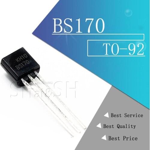 10PCS BS170 TO-92 TO92 new triode transistor
