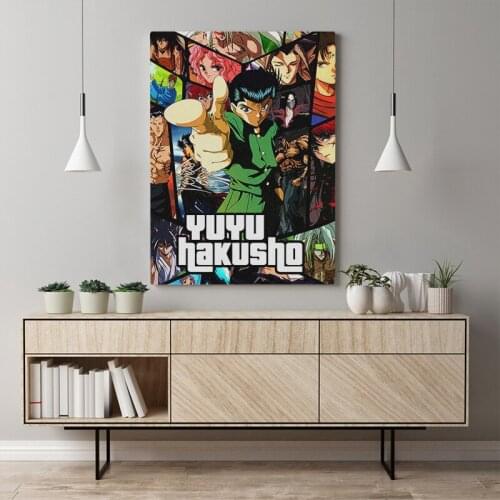 Poster Canvas Painting Mural Decoration Living Room Bedroom Study Home Printed Matter Yuyu Hakusho Anime