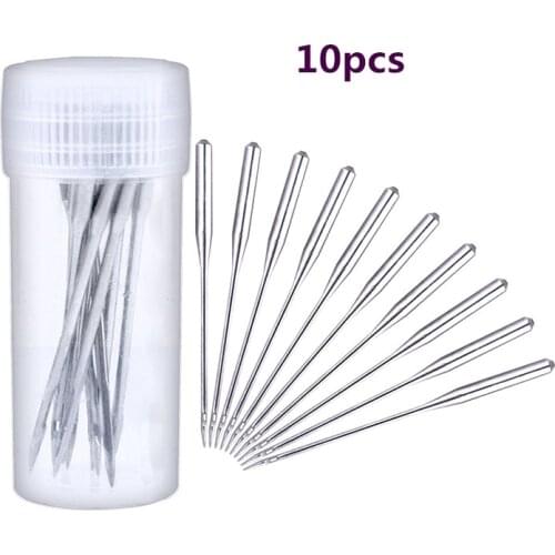 MIUSIE 10PCS sewing needles Threading Industrial universal mixed kit packing sewing Machine accessories for all domestic machine