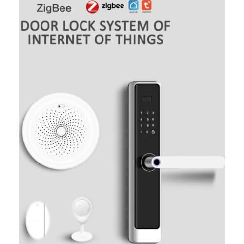 Tuya ZigBee Smart Magnetic Door Detector Smart Home Automation Modules Window Door Smart Sensor Smart Life App Wireless Control