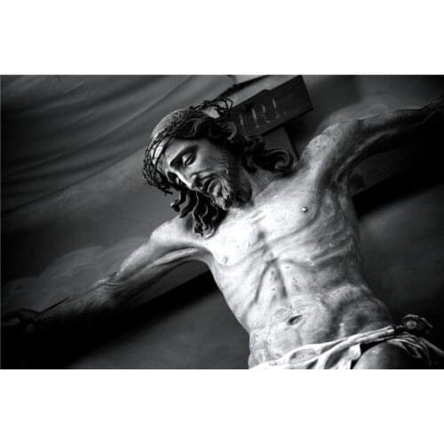 Jesus Christ 01 Silk Fabric Wall Poster Art Decor Sticker Bright