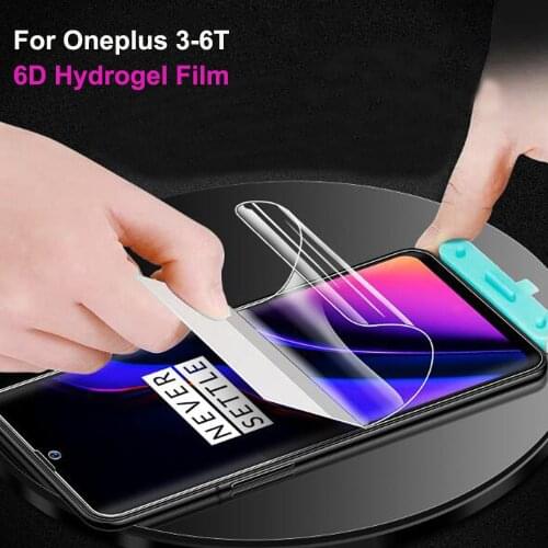 2PCS 6D Soft Hydrogel Front+Back Film For ONEPLUS 7 pro 6T 6 5T 5 3 TPU nano-coated Screen protector Film with Tools(not glass)