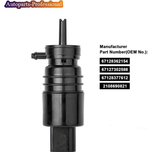 67128362154 For BMW E46 E38 E39 E60 E65 E53 X5 Z4 with Rubber Grommet Windshield Fluid Washer Pump/Motor Replacement Car
