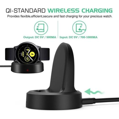 Charging Base For Samsung Gear S2/S3/S4/ Sport Watch Smart Watch Wireless Charging Base Dock Station Classic Fast Charging
