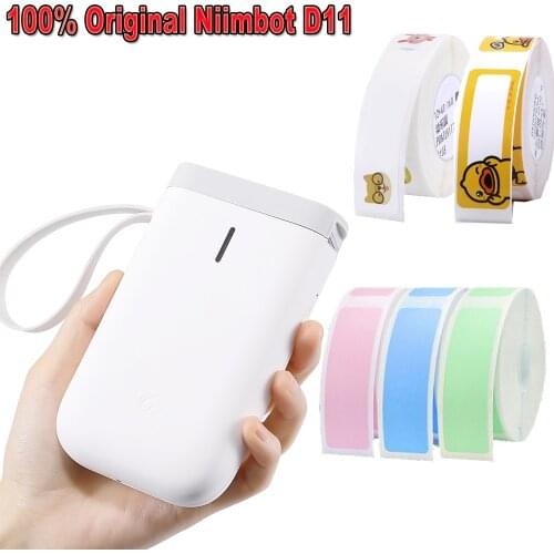 Niimbot D11 Wireless label printer Portable Pocket Label Printer Bluetooth Thermal Label Printer Fast Printing Home Use Office