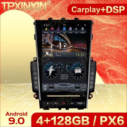 Carplay 2 Din Android 9 Tesla Screen Multimedia Stereo For Infiniti Q50L 2015 2016 2017 2018 GPS BT Video Audio Player Head Unit