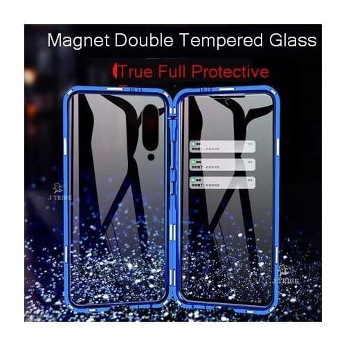 Magnet Frame Phone Case For Xiaomi Mi A3 Mi 9t Pro 9 SE Note 10 Mi9 Lite Case Double Glass Full Cover For Xiaomi Mi9 Mi9T Shell