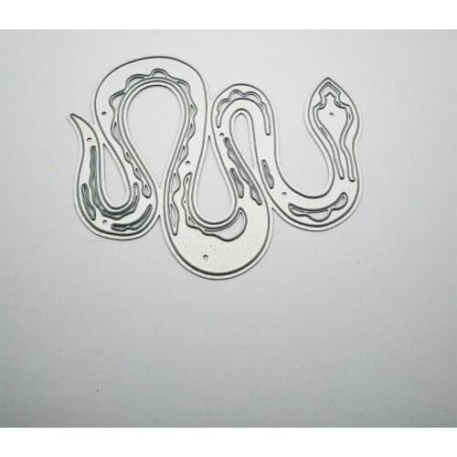 Curved Snake Carbon Steel Cutting Dies DIY Scrapbooking Photo Album Embossing Paper Cards Making Stencil Decorative Card