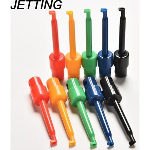 JETTING 10PCS New Arrival Lead Wire Kit Test Hook Clip Grabbers Test Probe SMT/SMD for Multimeter Wholesale