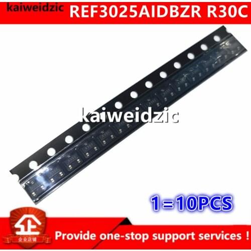 Kaiweikdic New imported original REF3025AIDBZR Screen printing R30C Voltage reference chip SOT23 2.5V power supply chip